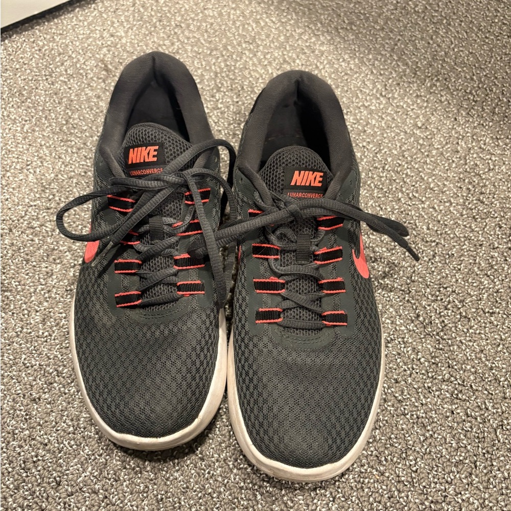 Nike Women’s Black and Coral Sneakers
